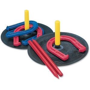 Champion Sports Rubber Horseshoe Set