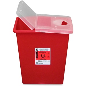 Covidien Kendall Sharps Containers with Hinged Lid