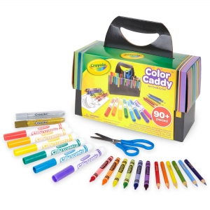 Crayola Color Caddy 90 Art Tools in a Storage Caddy