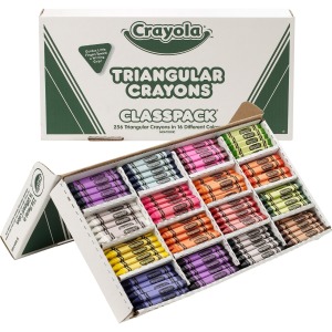 Crayola Triangular Anti-roll Crayons