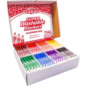 Cra-z-art Super Washable Broadline Markers Pack