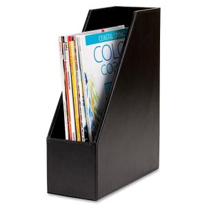 Dacasso Bonded Leather Magazine Rack