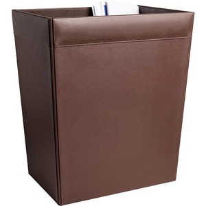 Dacasso Leather Waste Basket