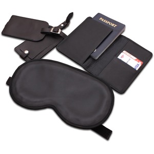 Dacasso Leather Travel Accessory Set