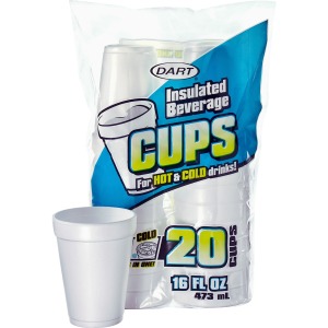 Dart 16 oz Insulated Foam Cups