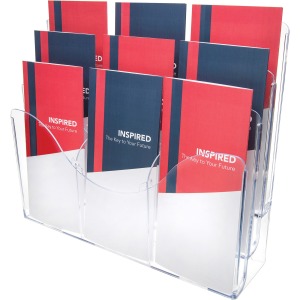 Deflect-o Three Tier Document Organizer with Dividers