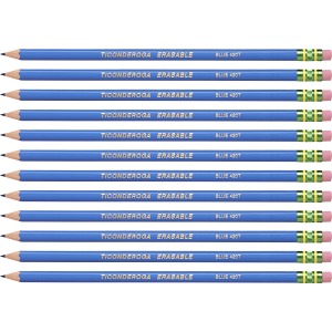 Ticonderoga Pre-Sharpened Erasable Checking Pencils