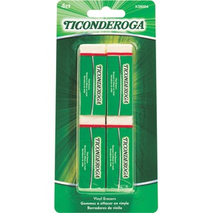 Ticonderoga White Erasers