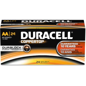 Duracell Coppertop Alkaline AA Batteries