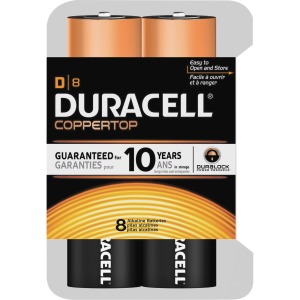 Duracell Coppertop Alkaline D Batteries