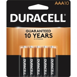 Duracell Coppertop Alkaline AA Battery 10-Packs