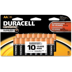 Duracell Coppertop Alkaline AA Batteries