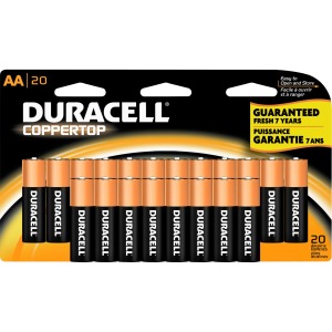 Duracell Coppertop Alkaline AA Batteries