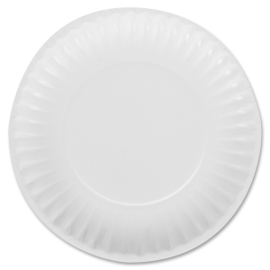 Microwave Safe - 6" Diameter - White - Paper Body - 100 / Pack