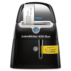 Dymo LabelWriter 450 Duo Direct Thermal Printer - Monochrome - Label Print - Yes - Platinum