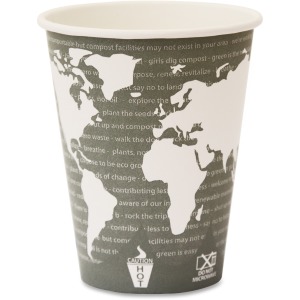 Eco-Products 12 oz World Art Hot Beverage Cups