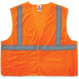 GloWear Orange Econo Breakaway Vest