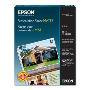 Epson Matte Inkjet Presentation Paper - White