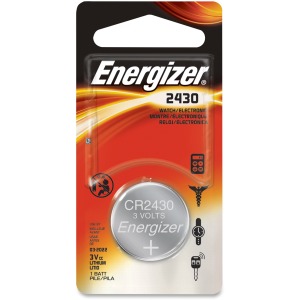 Energizer 2430 Lithium Coin Battery, 1 Pack
