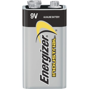 Energizer 9-Volt Industrial Alkaline Batteries, 12-Pack