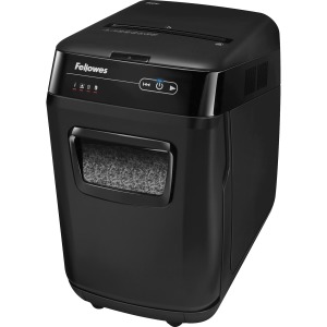 Fellowes AutoMax™ 200M Micro-Cut Auto Feed 2-in-1 Office Paper Shredder with Auto Feed 200-Sheet Capacity