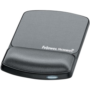 Fellowes Mouse Pad / Wrist Support with Microban® Protection