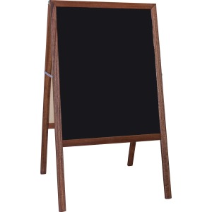 Flipside Stained Black Chalkboard Easel