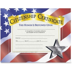 Flipside Citizenship Certificate