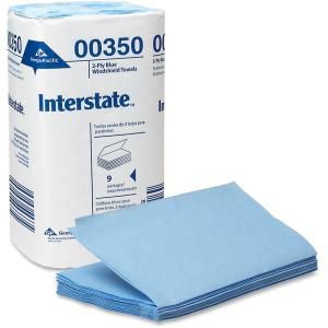 Interstate 2-Ply Singlefold Windshield Towel