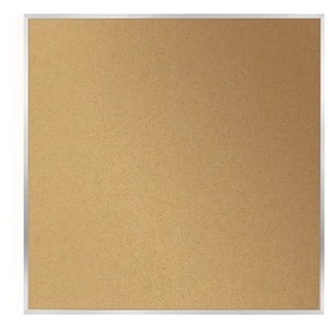 Ghent Natural Cork Bulletin Board with Aluminum Frame