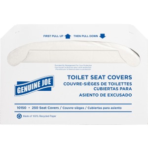 Genuine Joe Half-fold Toilet Seat Covers