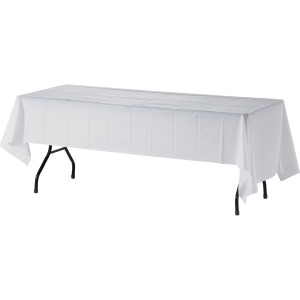 Genuine Joe Plastic Rectangular Table Covers