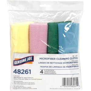 Genuine Joe Color-coded Microfiber Cleaning Cloths