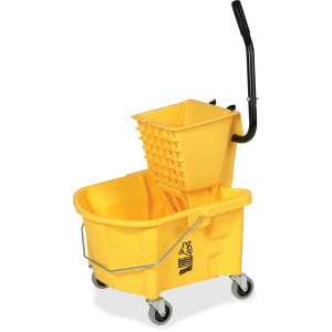 Genuine Joe Splash Shield Mop Bucket/Wringer