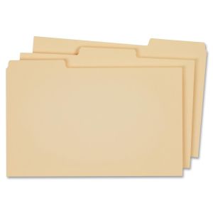 Globe-Weis 1/3 Cut Manila Self Tab File Guides