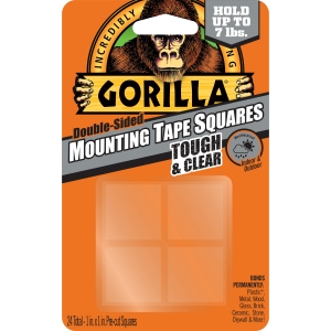 Gorilla Tough & Clear Mounting Squares