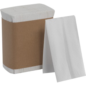 1 Ply - 7" x 13.50" - White - 250 Per Bundle - 40 / Carton