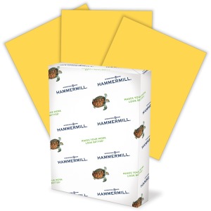 Hammermill Colors Recycled Copy Paper - Gold