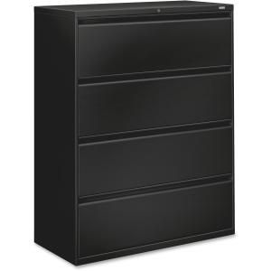 HON 800 Series Full-Pull Locking Lateral File - 4-Drawer