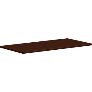 HON Mod Worksurface | Rectangular | 48"W | Traditional Mahogany Finish