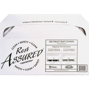Impact Products Rest Assured Half Fold Toilet Seat Covers