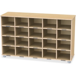 Jonti-Craft TrueModern 20-cubbie Shelf Unit