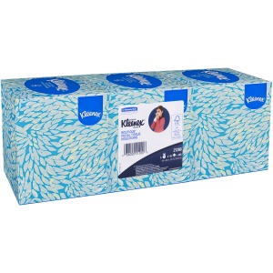 8.30" x 7.80" - White - Soft, Absorbent - For Face - 90 Per Box - 3 / Pack