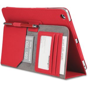 Kensington Comercio Plus 97215 Carrying Case (Folio) for iPad Air, Paper Sheet, Business Card, Accessories - Red