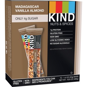 KIND Madagascar Vanilla Almond Nut Bars