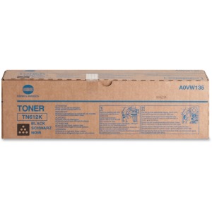 Konica Minolta (TN612K) Black Toner Cartridge (37,500 Yield)