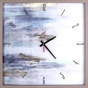 Lorell Abstract Art Clock