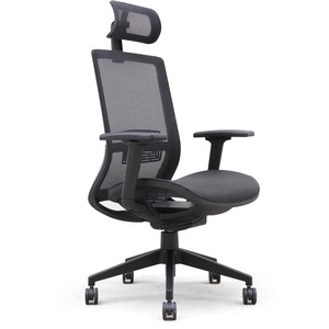 Lorell Mesh High-Back Task Chair With Headrest