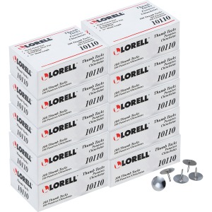 Lorell 5/16" Steel Thumb Tacks