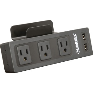 Lorell Desktop AC Power Center with USB Charger